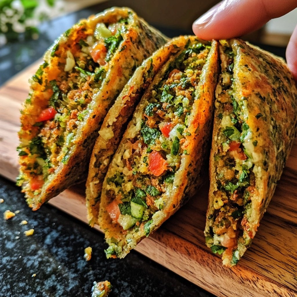 Falafel im Wrap