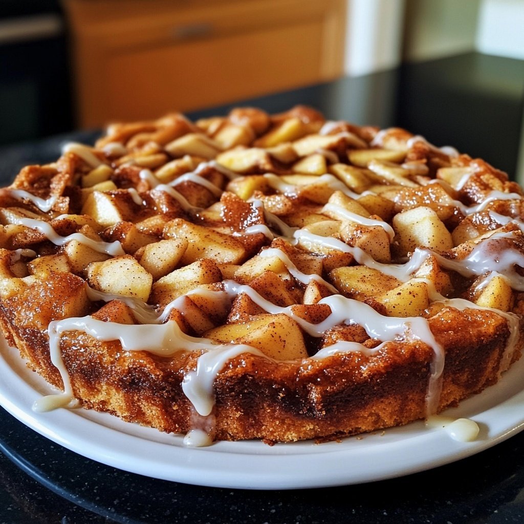 Apfel Zimtschnecken Kuchen