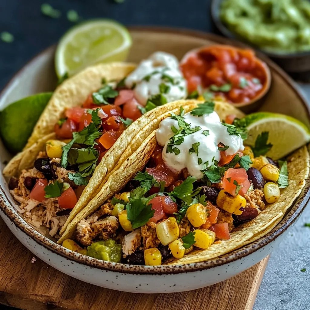 Bunte Taco Reis Schüssel