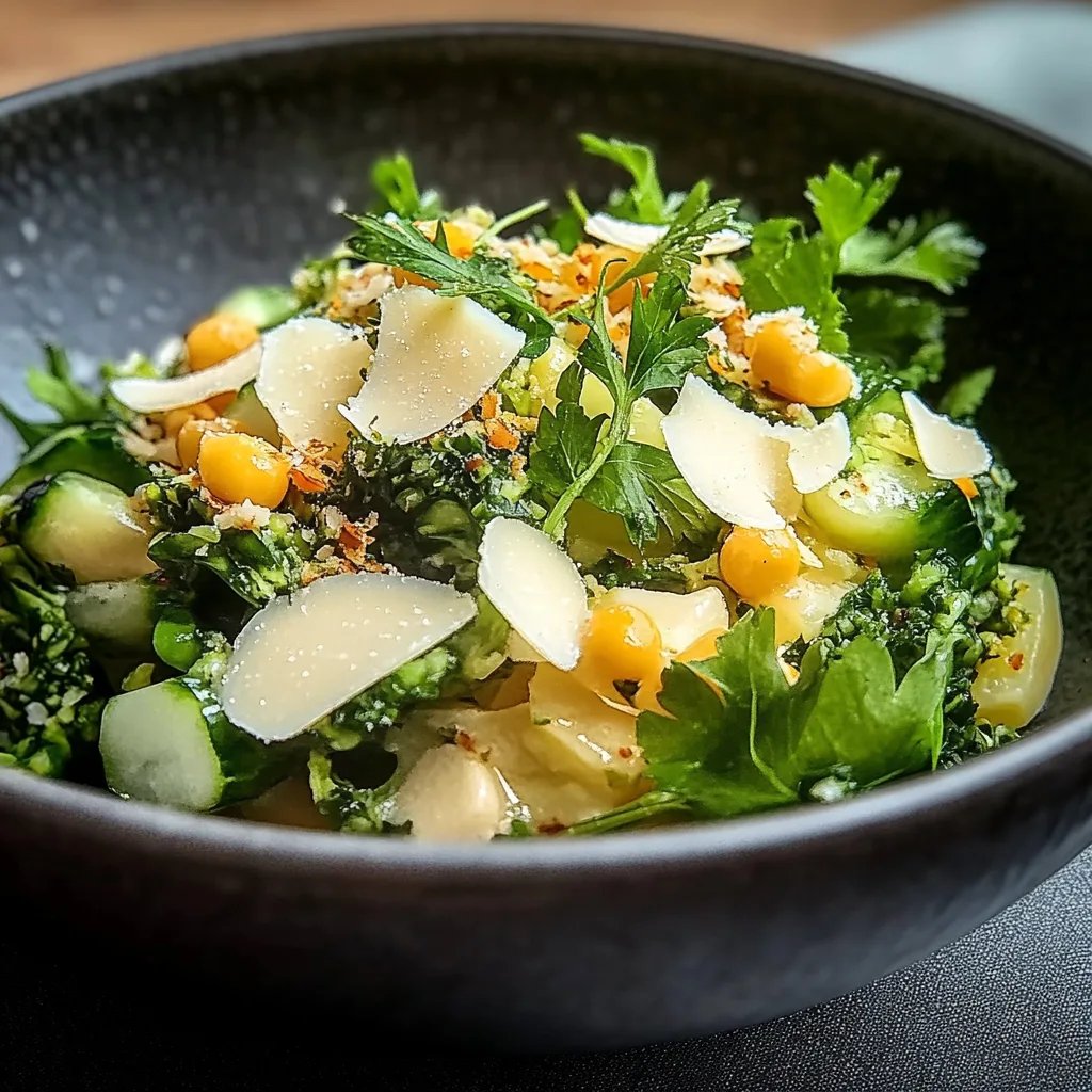 Grünkohl-Parmesan-Salat