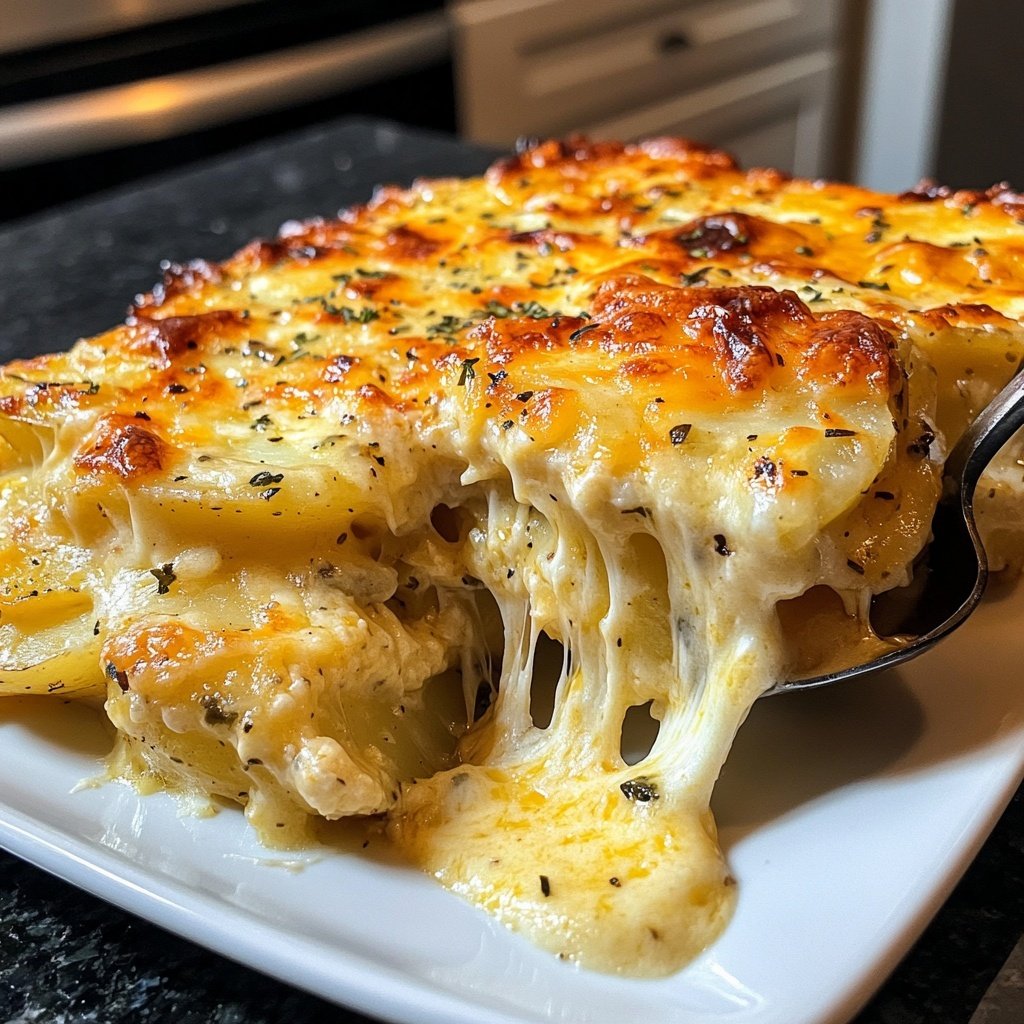 Kartoffelgratin mit Käse