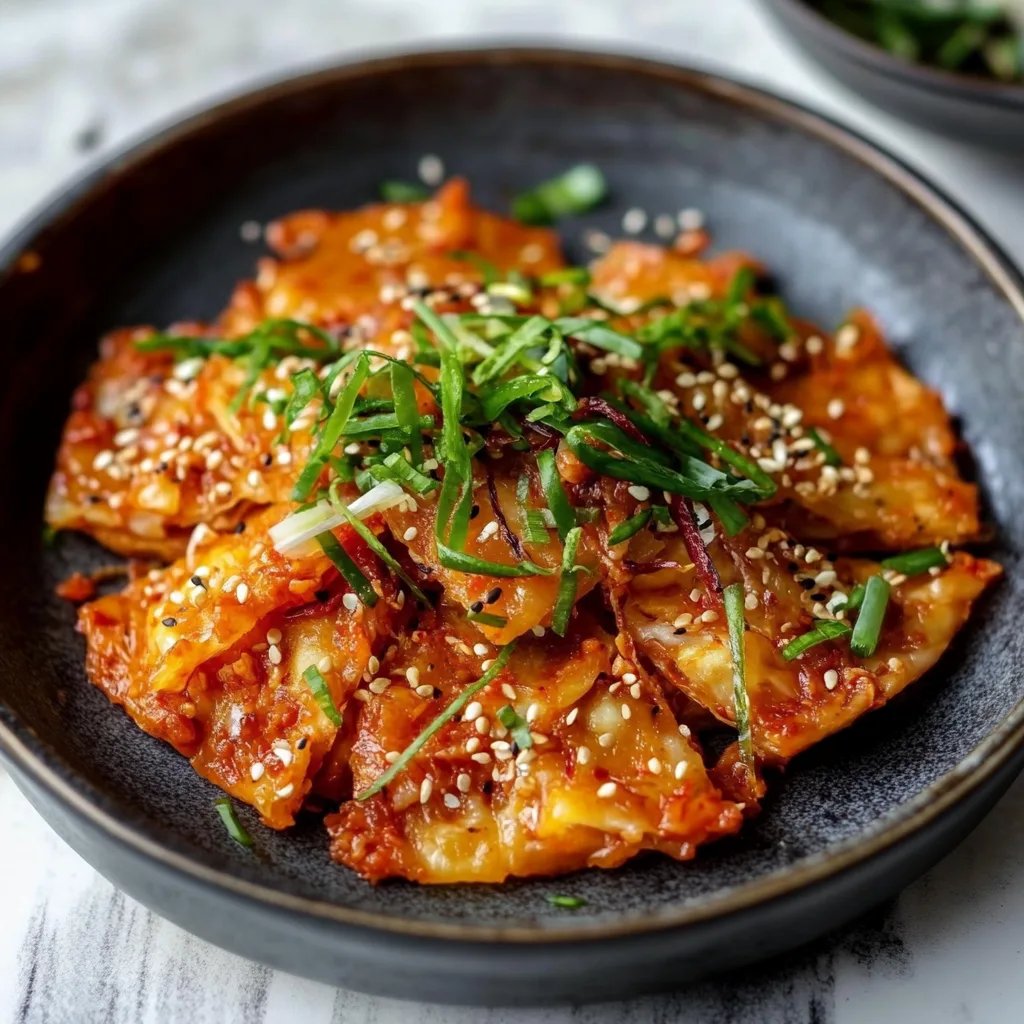 Kimchi-Frühstücks-Pfannkuchen