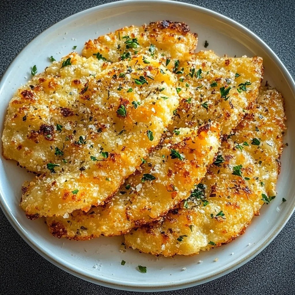 Blech knuspriges Parmesan-Knoblauch-Hähnchen