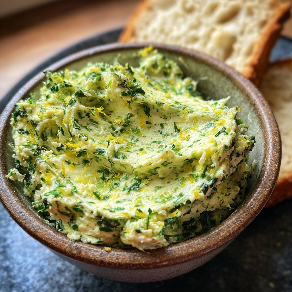 Kräuterbutter Mit Zitronen Abrieb
