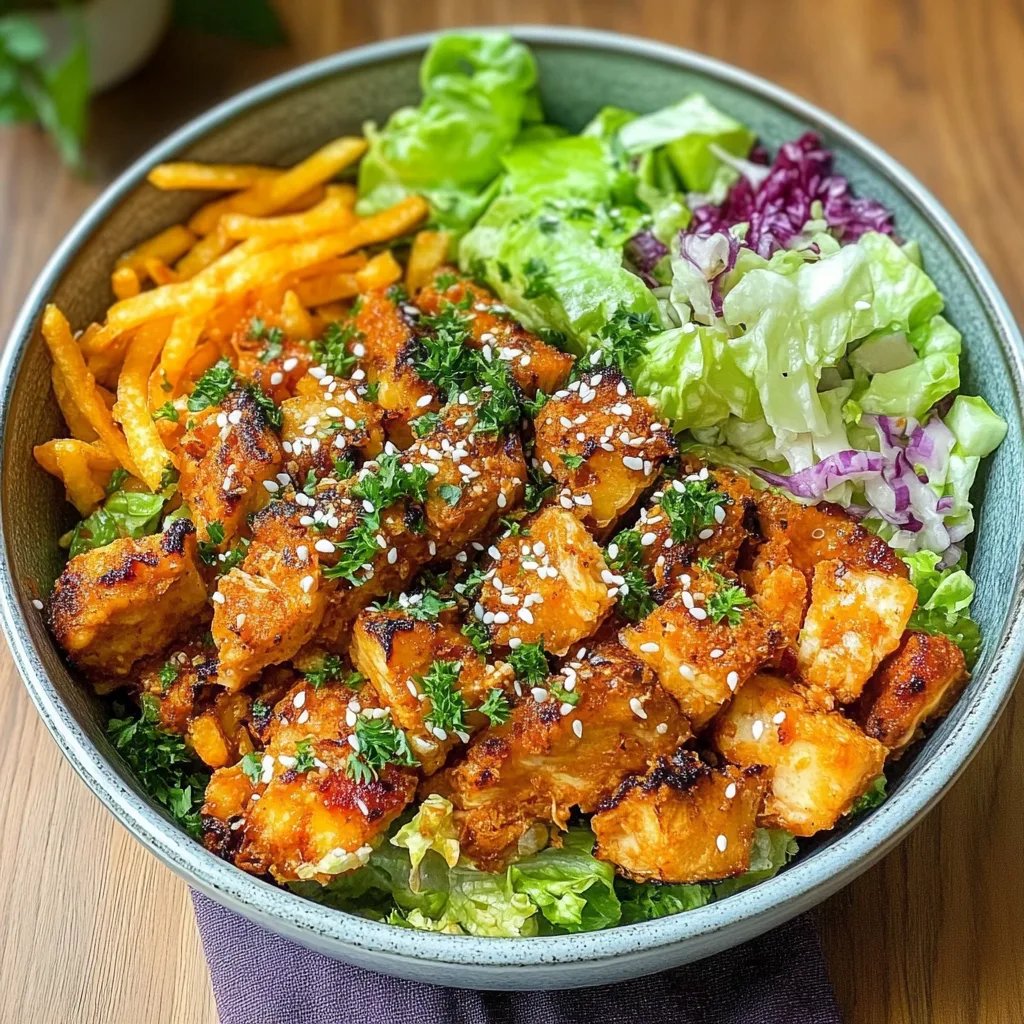 Caesar-Hähnchen-Bowl