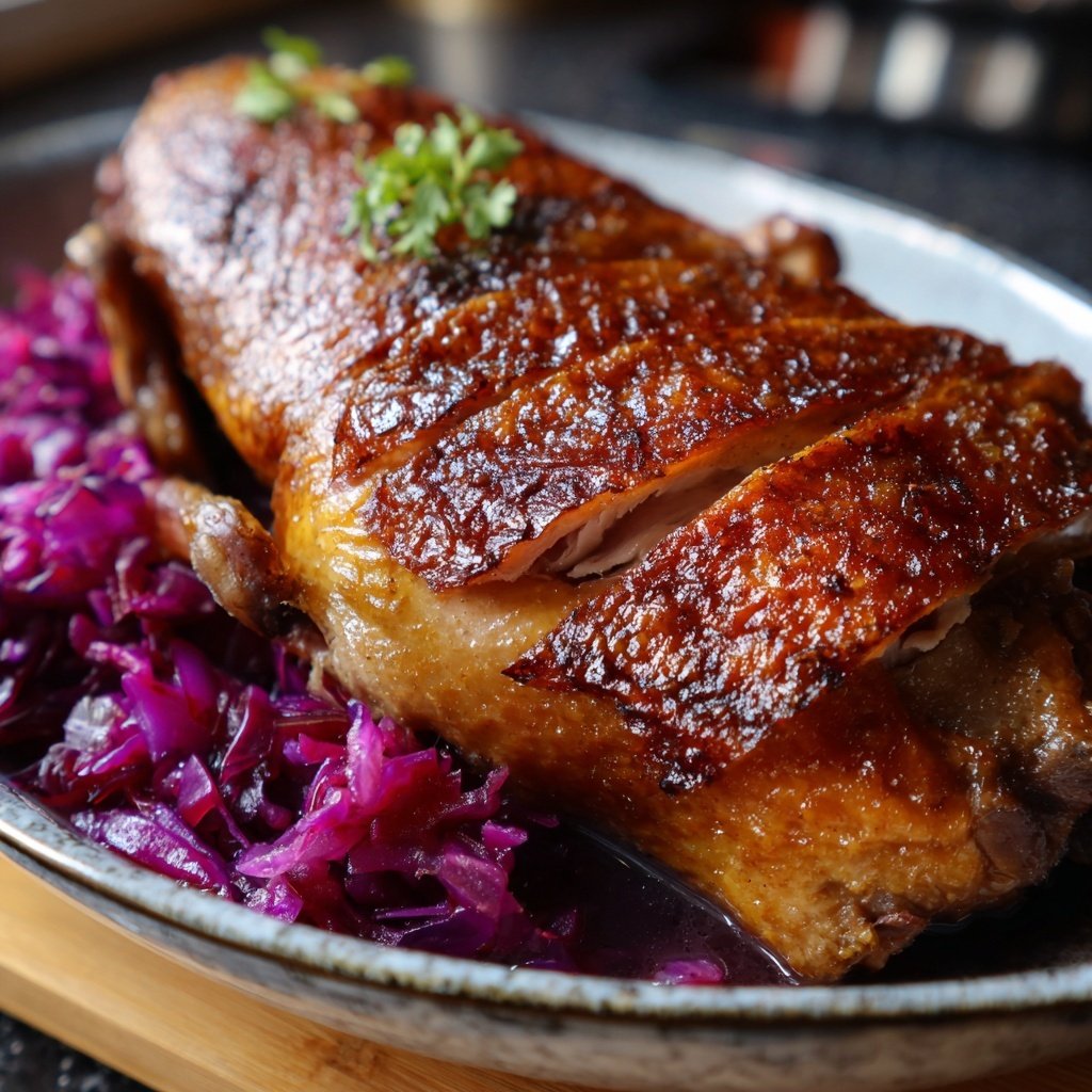 Saisonal & Festlich Weihnachtsgans mit Rotkohl