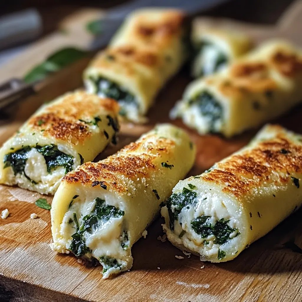 Spinat- und Käsekroketten