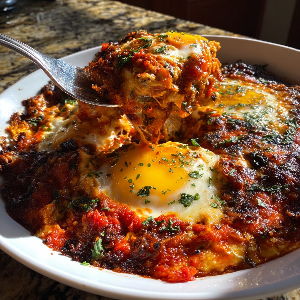 Shakshuka mit Knoblauch