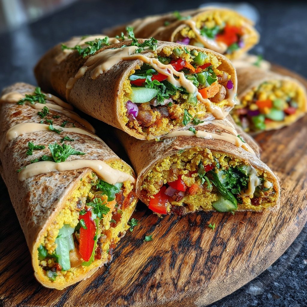 Wraps mit Kichererbsen