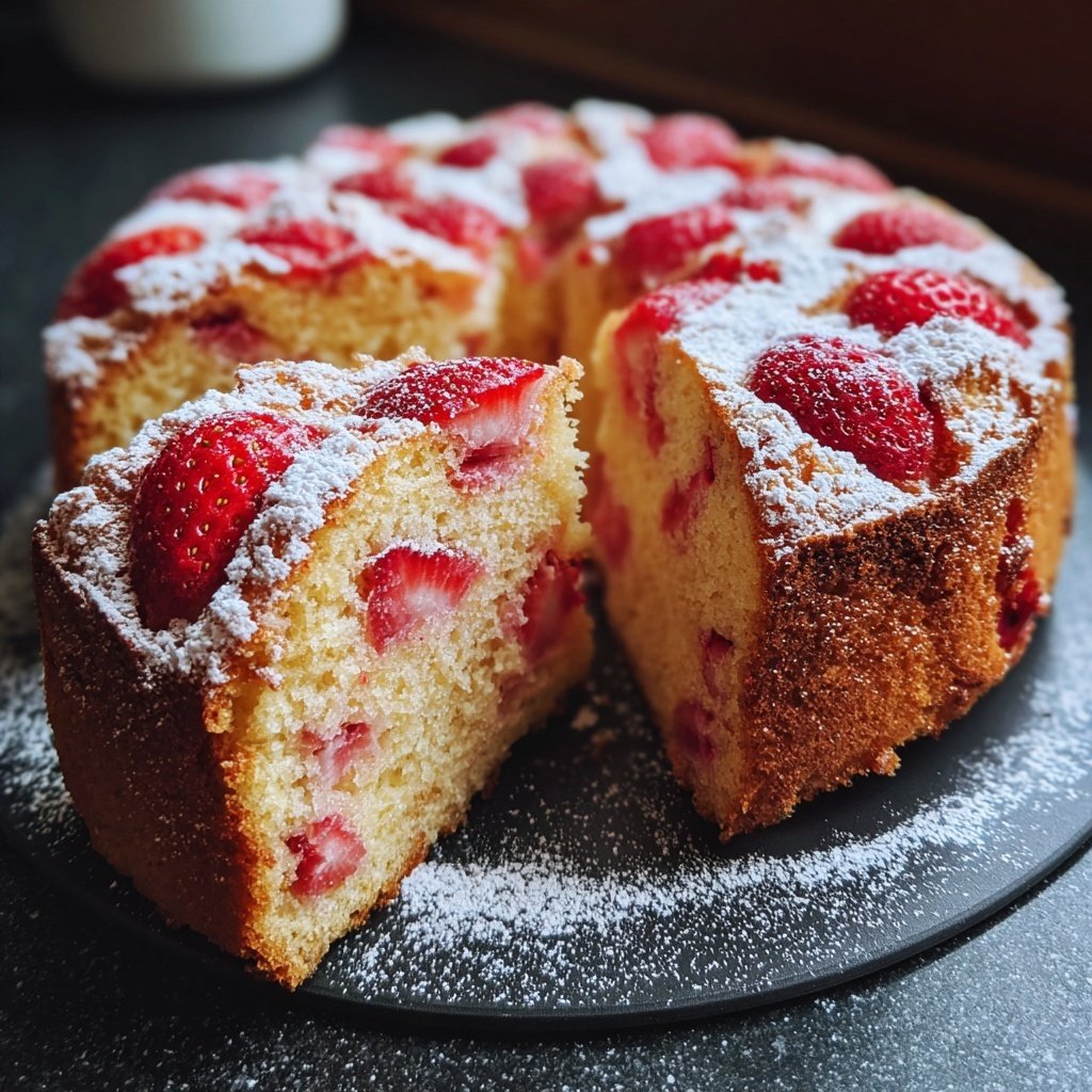 Erdbeer Rührkuchen Locker Und Saftig