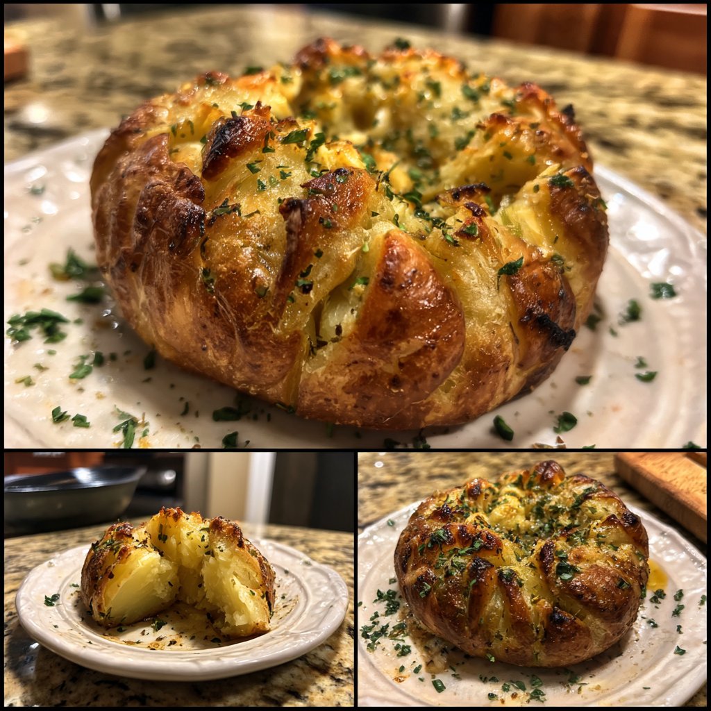 Ofenkartoffeln mit Knoblauch