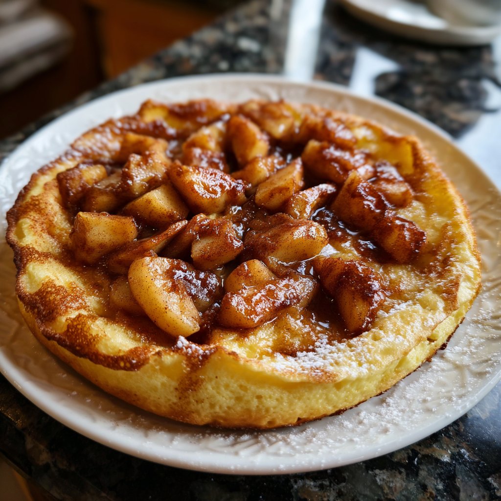 Pfannkuchen mit Apfel-Zimt