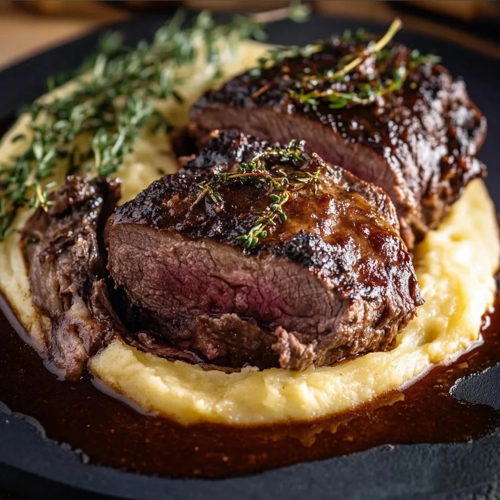 Geschmorte Rinderbäckchen aus dem Backofen