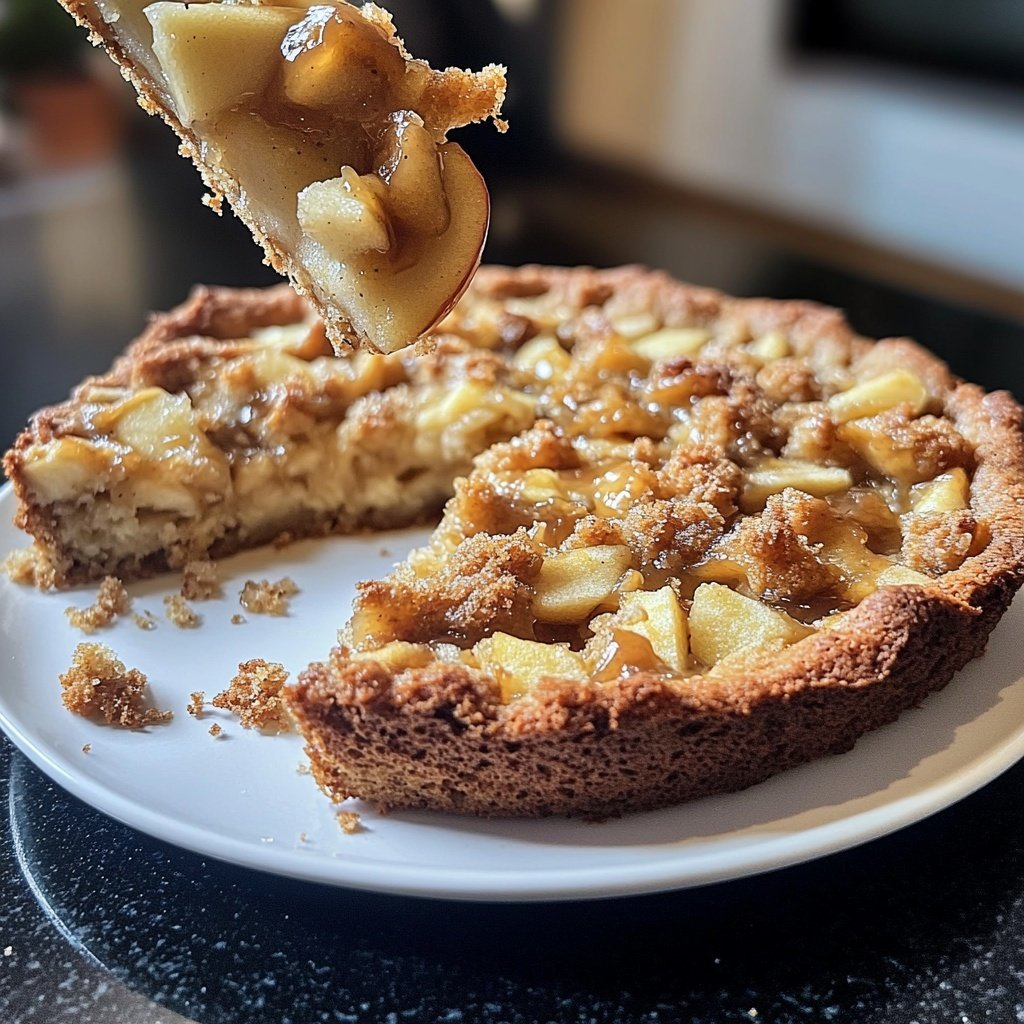 Bananenkuchen mit Apfel