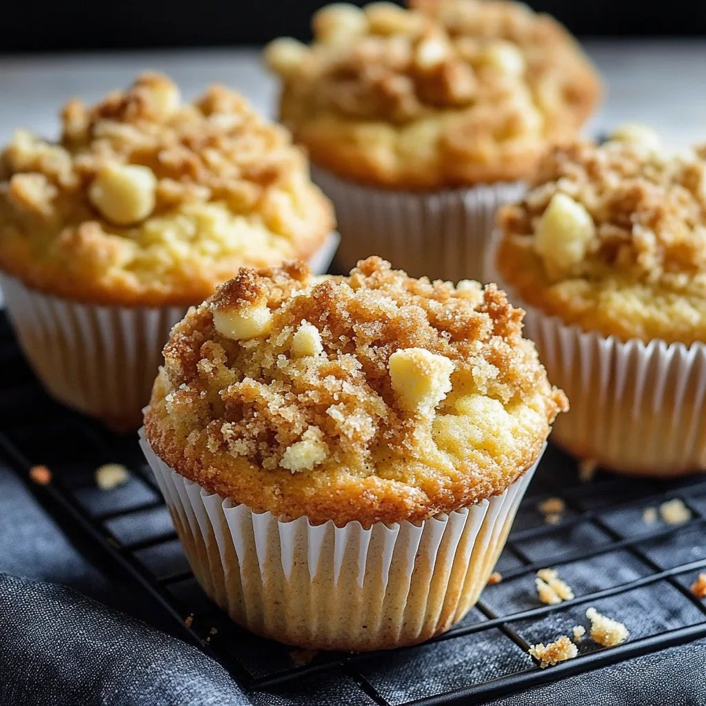 Apfel-Muffins mit knusprigen Streuseln