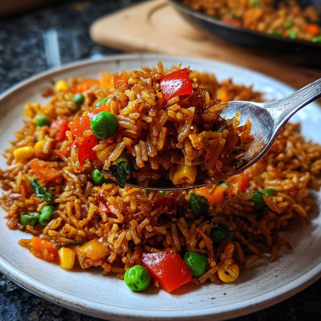 Gebratener Reis mit Gemüse