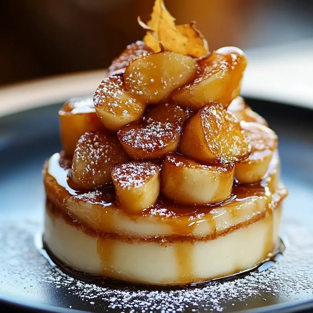 Bratapfel mit Vanillesoße