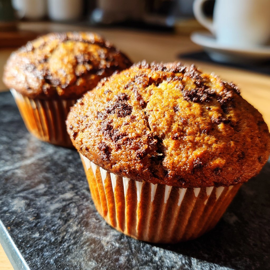 Muffins mit Vanille und Kakao