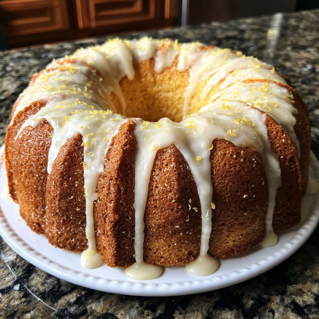 Zitronenkuchen mit Vanille