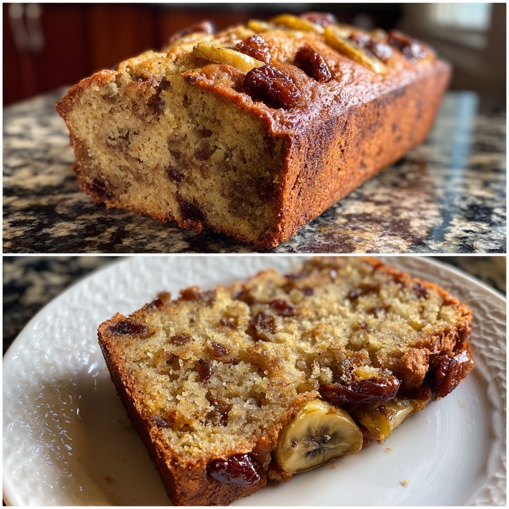 Bananenkuchen mit Datteln