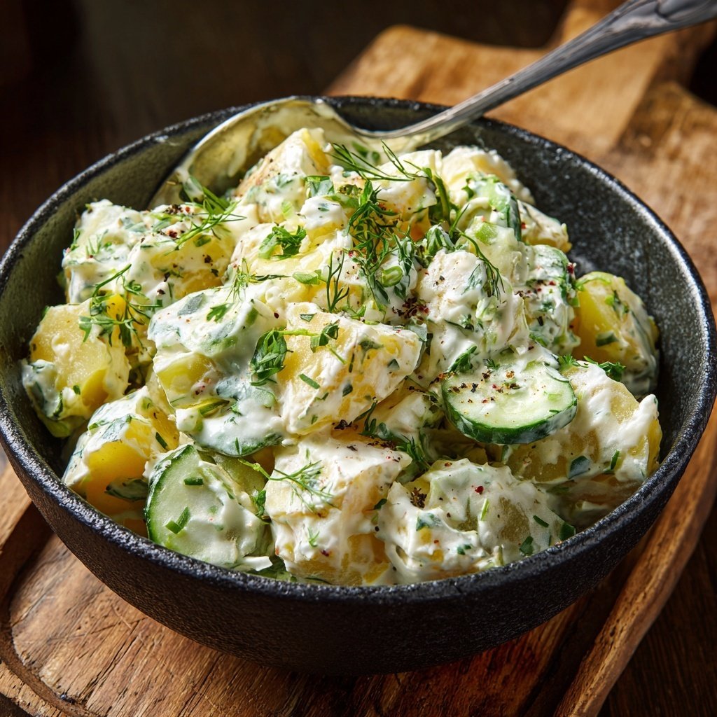 Kartoffelsalat Zum Grillen Mit Senf Dressing