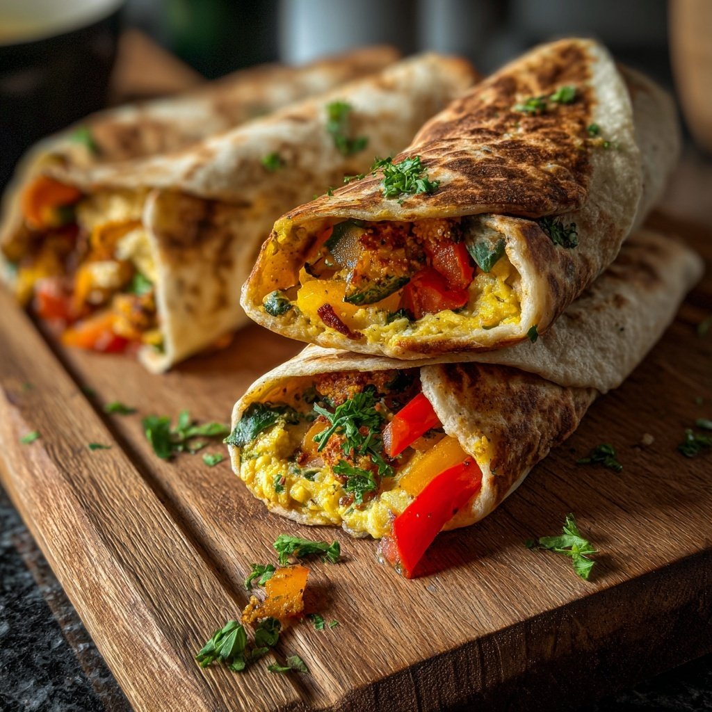 Wraps mit Ofengemüse