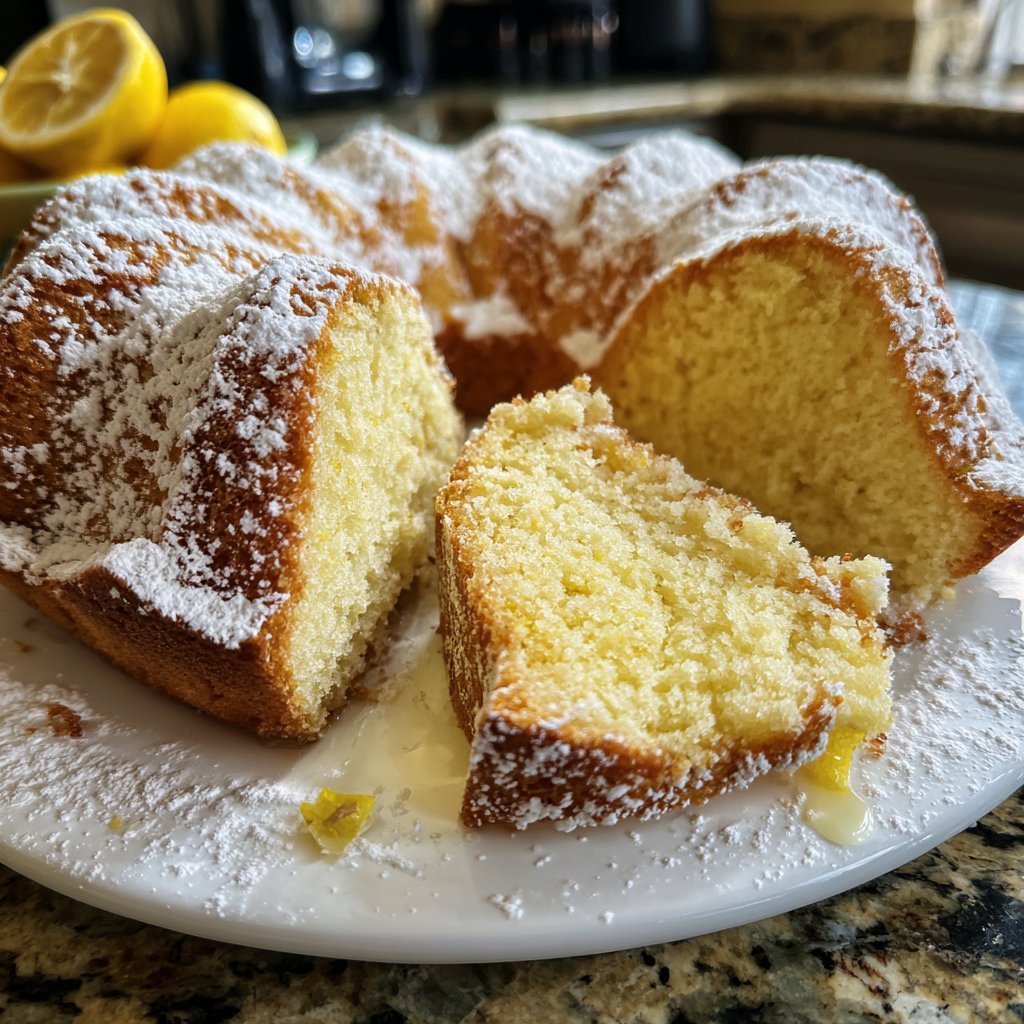Zitronenkuchen ohne Ei