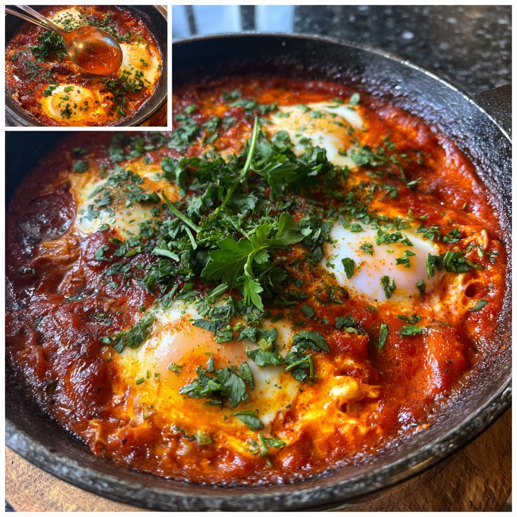 Shakshuka mit Kräutern